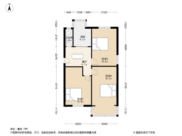 西关下沟农牧厅家属院户型图