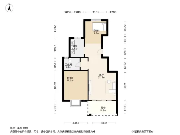 江东阳光名城户型图
