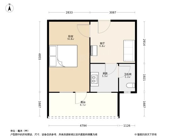 渊明北路住宅楼户型图