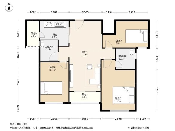 合景瑜翠园户型图