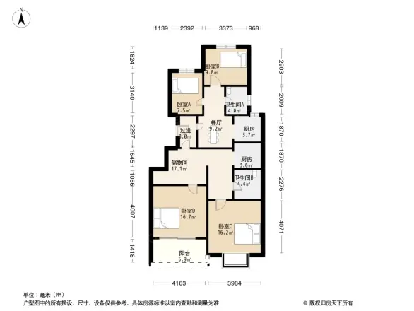 江东阳光名城户型图