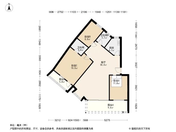 怡雅花园户型图