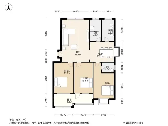 凯泰养生庄园户型图