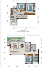 未来星城5室2厅1厨2卫建面164.00㎡