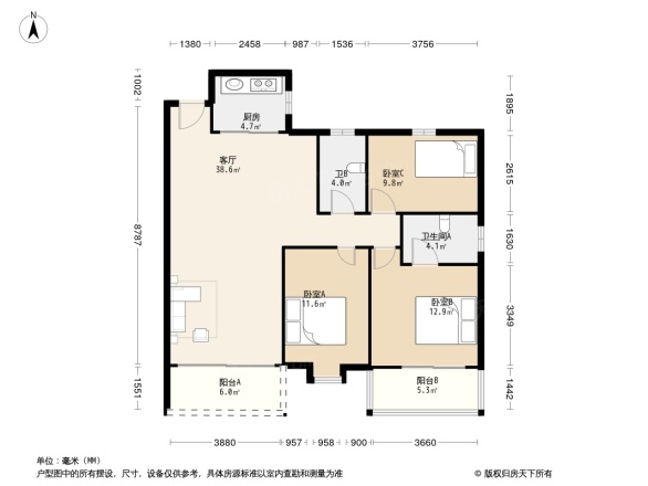 怡雅花园户型图