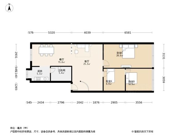 天佑路住宅楼户型图