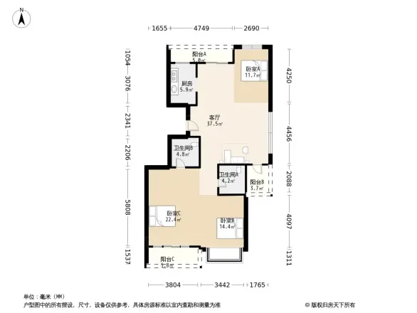 江东阳光名城户型图