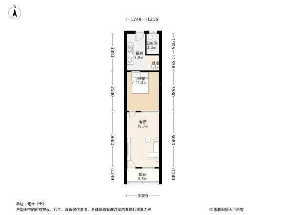 天佑路住宅楼户型图