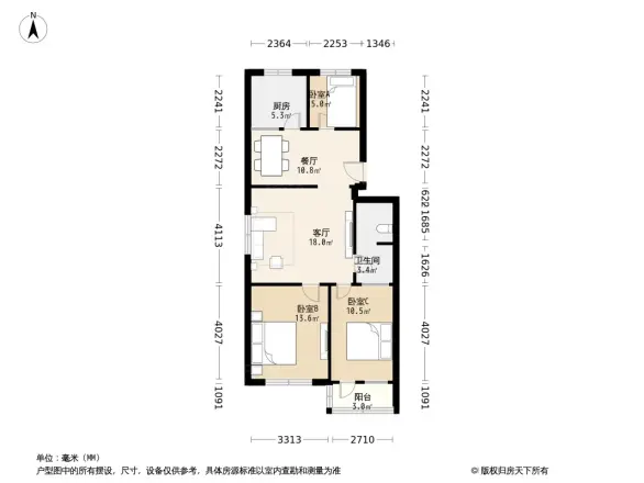 凯丰外贸家属院户型图