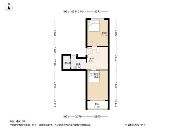 渊明北路住宅楼户型图