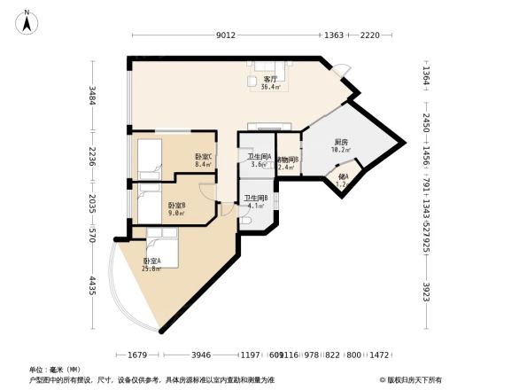 东湖御苑户型图