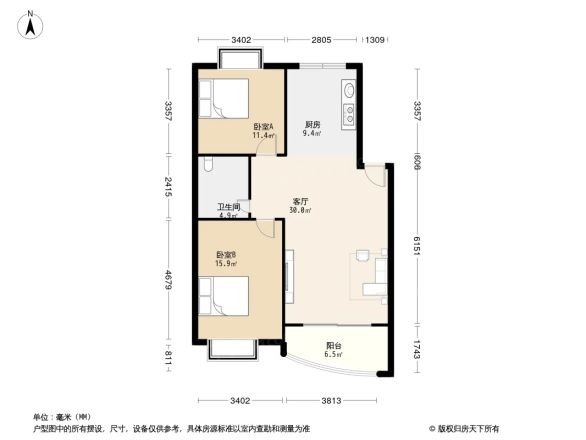 翠锦苑户型图