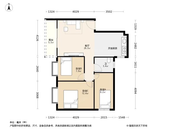 向南居如苑户型图