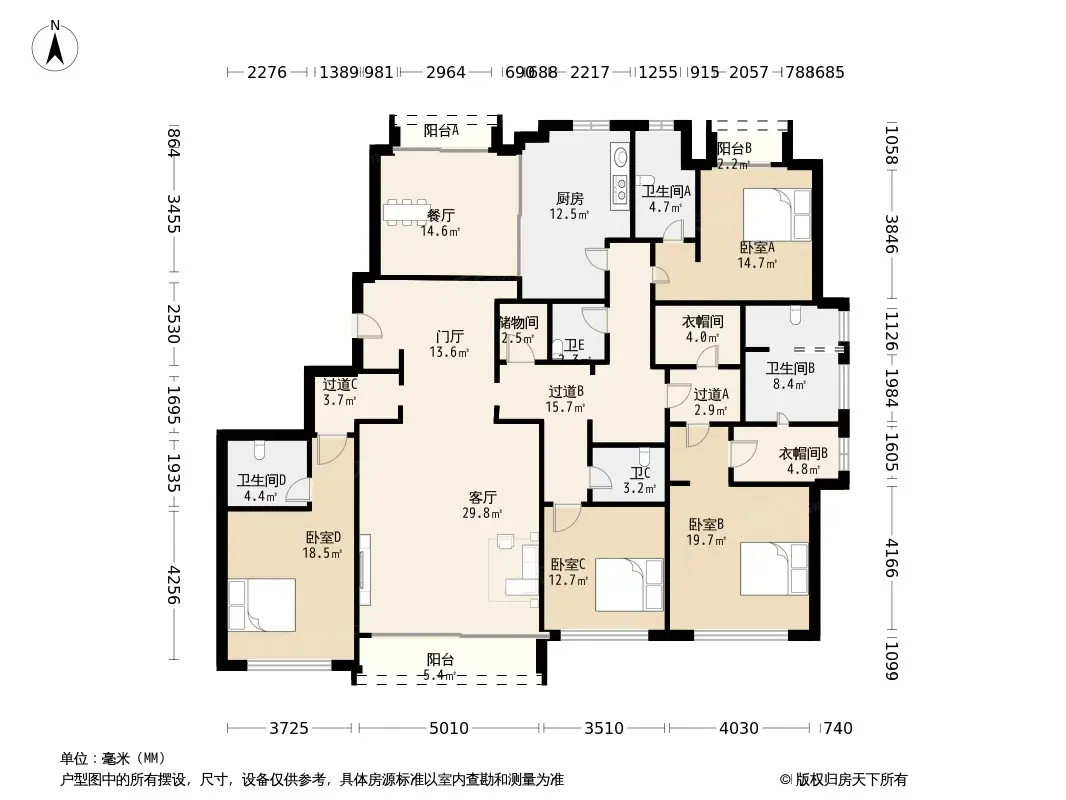 杭州武林外滩户型图图片