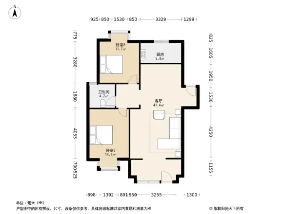 香樟公寓户型图
