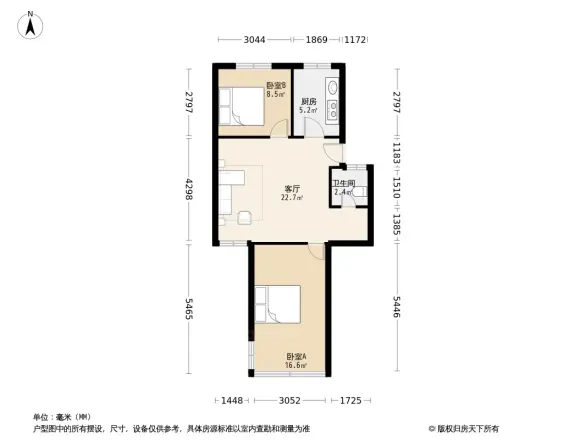 香樟公寓户型图