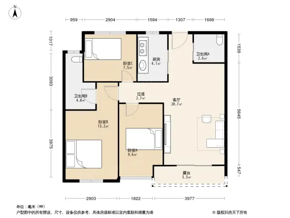 澳海香樟苑户型图