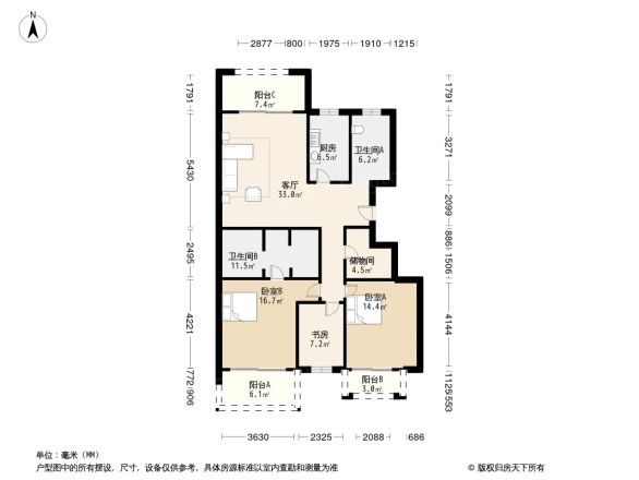 锦绣钱塘户型图
