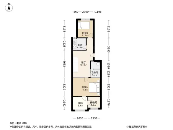 东山小区户型图