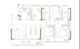 泊印澜庭3室2厅1厨2卫建面120.00㎡