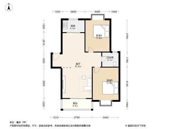 恒晟左邻右里户型图