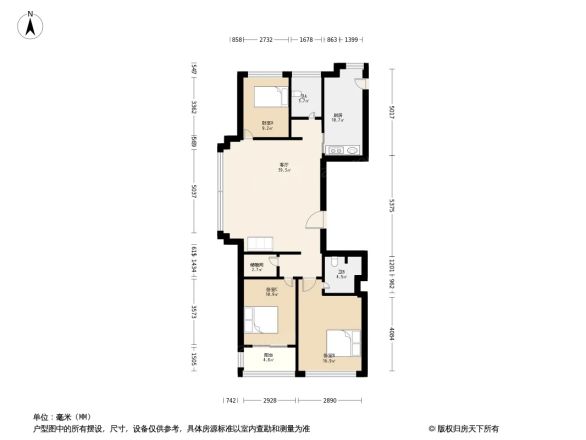 城投中湾广场户型图