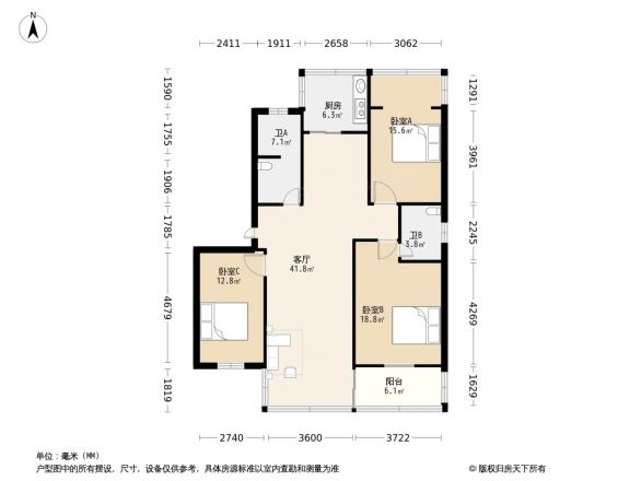 江东教师公寓户型图