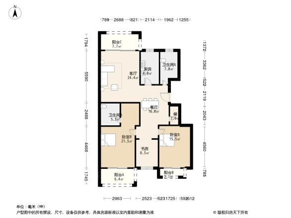 锦绣钱塘户型图