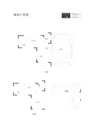 正商悦湖宽境3室2厅1厨2卫建面116.00㎡