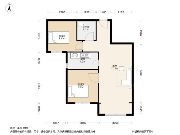 海亮·熙岸华府户型图
