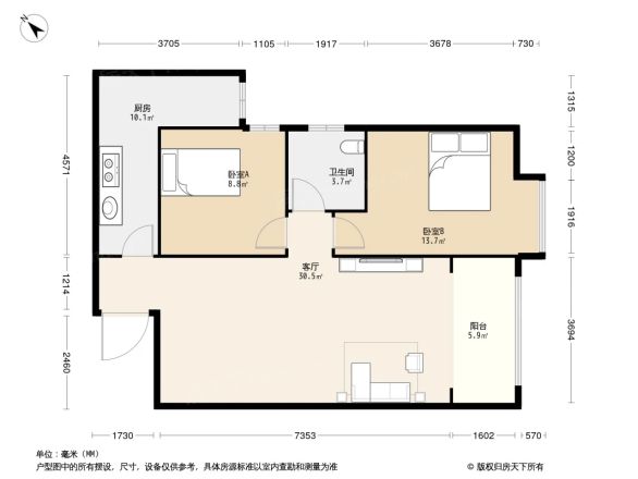 华屹御景苑户型图