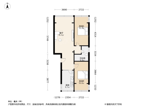 温馨家园户型图