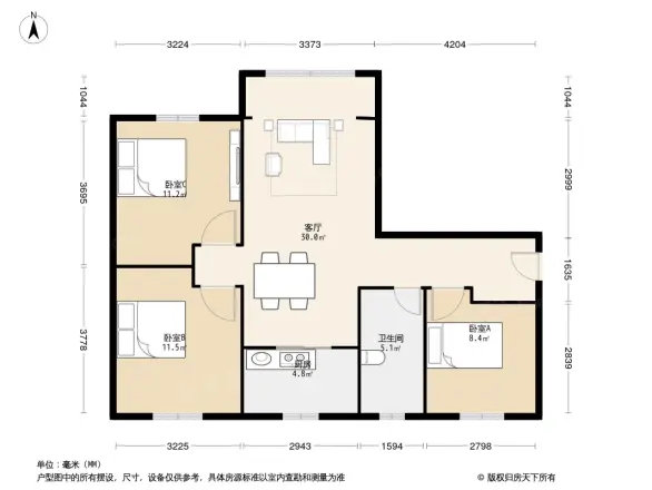 海亮·熙岸华府户型图