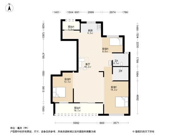时代望府户型图