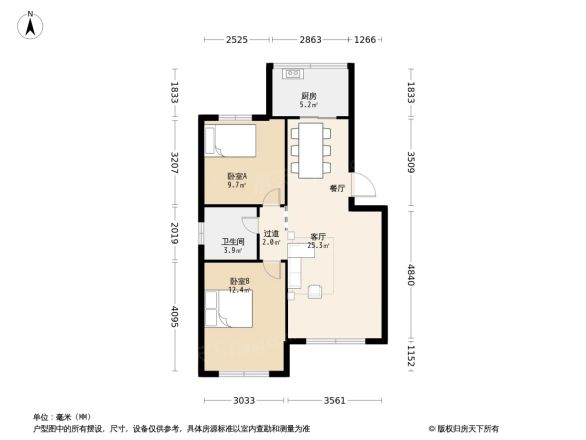 白龙苑户型图
