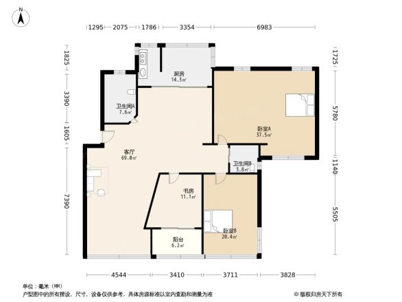 海曙东方苑户型图