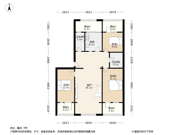 西固区政府公园路家属院户型图
