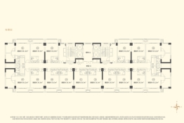 中铁逸园1室1厅1厨1卫建面38.24㎡