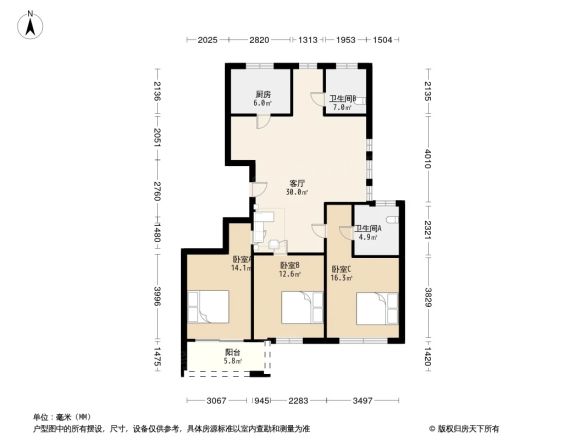 西坞临邦玉苑户型图