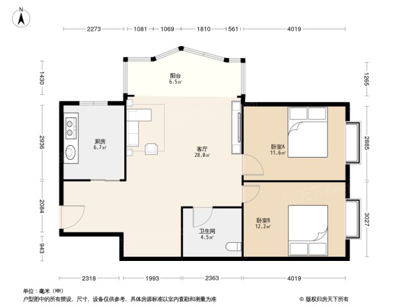 福临小区户型图
