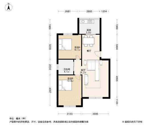 白龙苑户型图