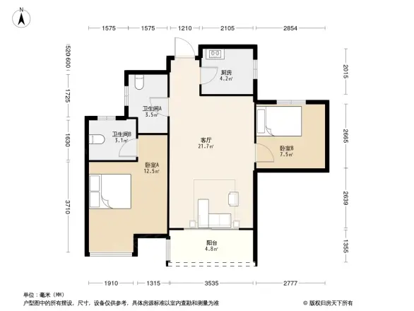 融信澜天户型图