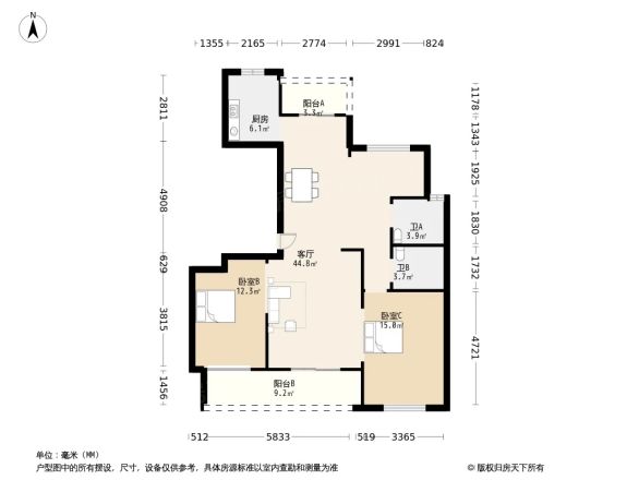 时代望府户型图