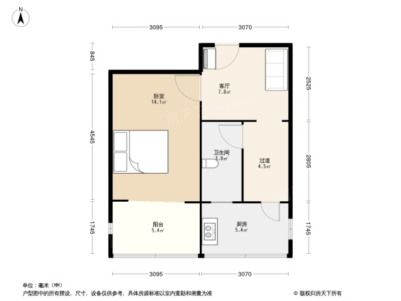 省旅游局宿舍户型图