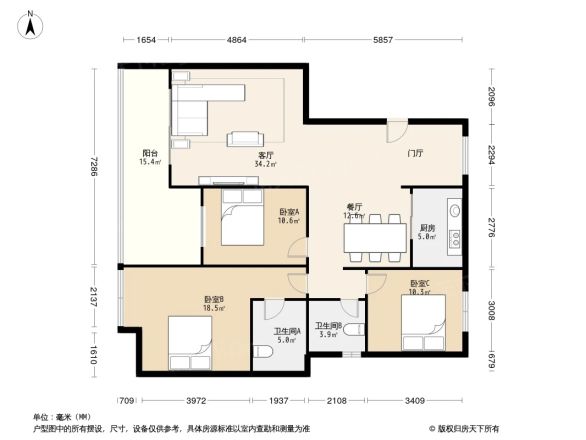 荷塘月色户型图