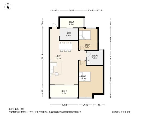 荷塘月色户型图