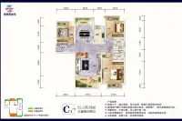 一期二号楼C1户型图