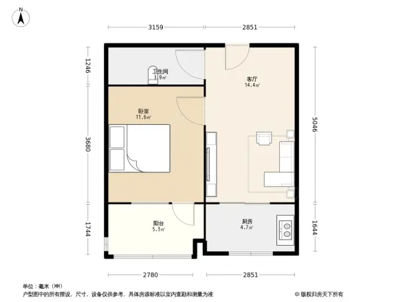 八家庄怡园户型图