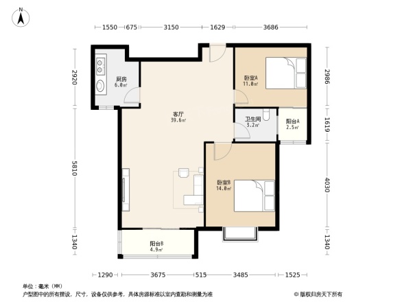 中城蓝溪谷户型图