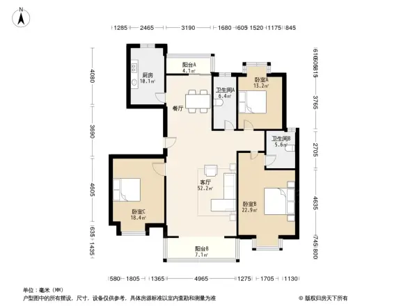 卧龙家园户型图